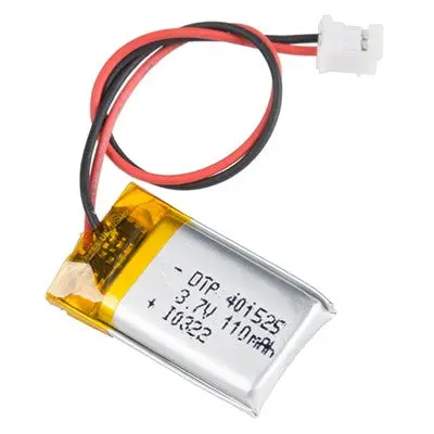 Lithium Ion Polymer Battery - 3.7V, 110Mah (Sf-Prt-13853) 1