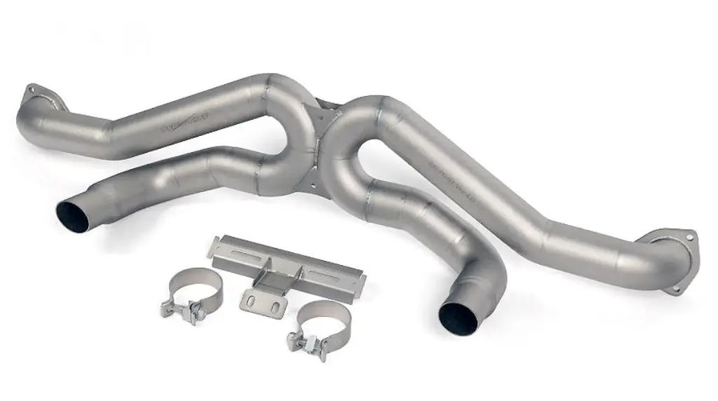 Silverrocket Titanium Ultralight Race Pipe For Porsche Gt4 Rs 1