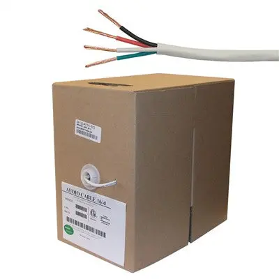 High Performance Speaker Wire, In-Wall, 14Awg, 4 Conductor, 500Ft Roll (Sp-14/4Ft4-500) 1