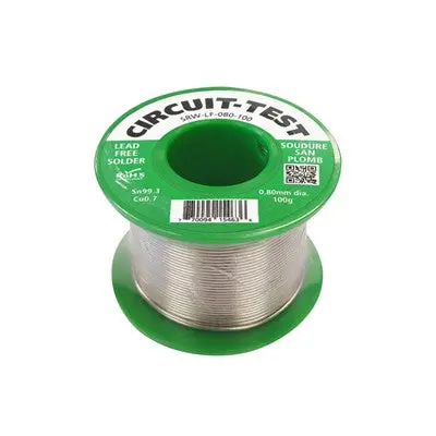 Lead Free Solder - 0.8Mm, 100G Roll (Srw-Lf-080-100) 1