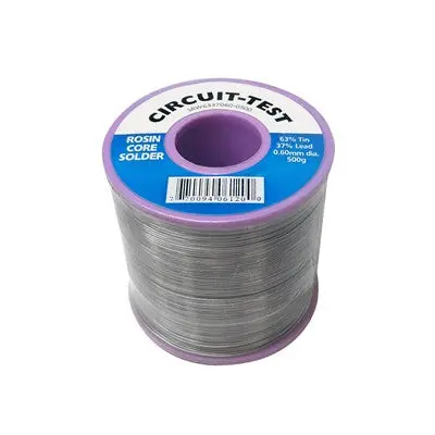 Rosin Core Solder - 0.6Mm, 500G Roll (Srw6337060-0500) 1