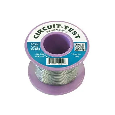 Rosin Core Solder - 1.0Mm, 100G Roll (Srw6337100-0100) 1