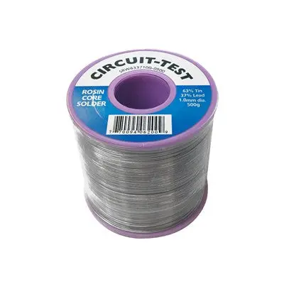 Rosin Core Solder - 1.0Mm, 500G Roll (Srw6337100-0500) 1