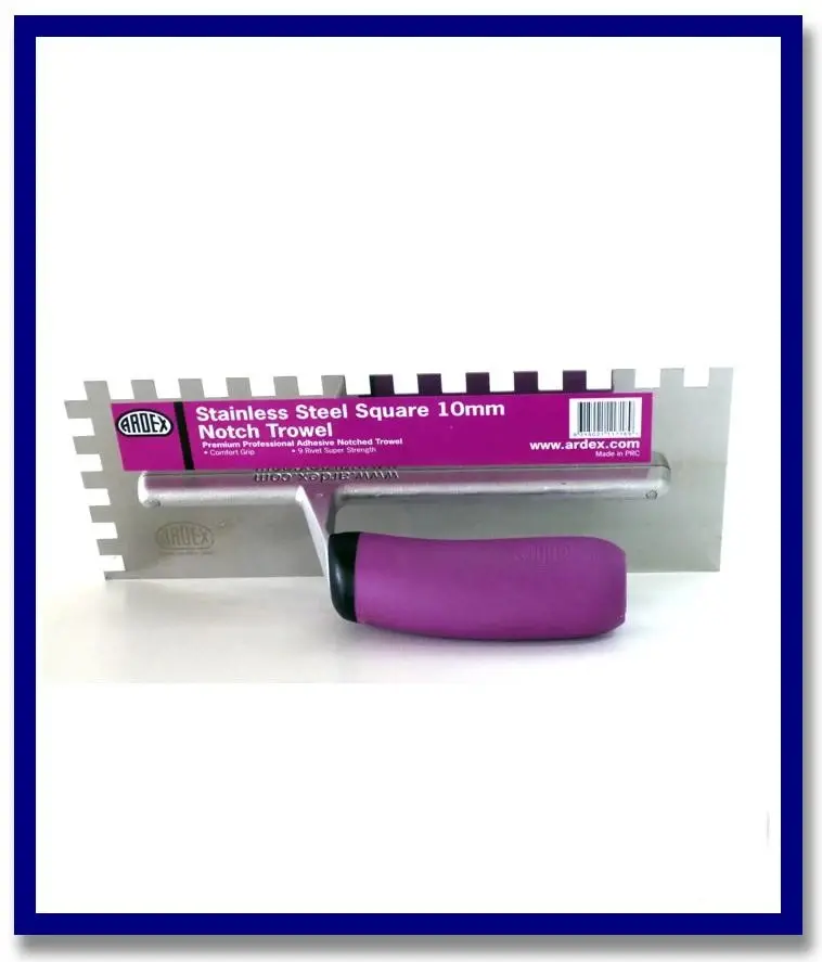 Stainless Steel Square Notch Trowel 1