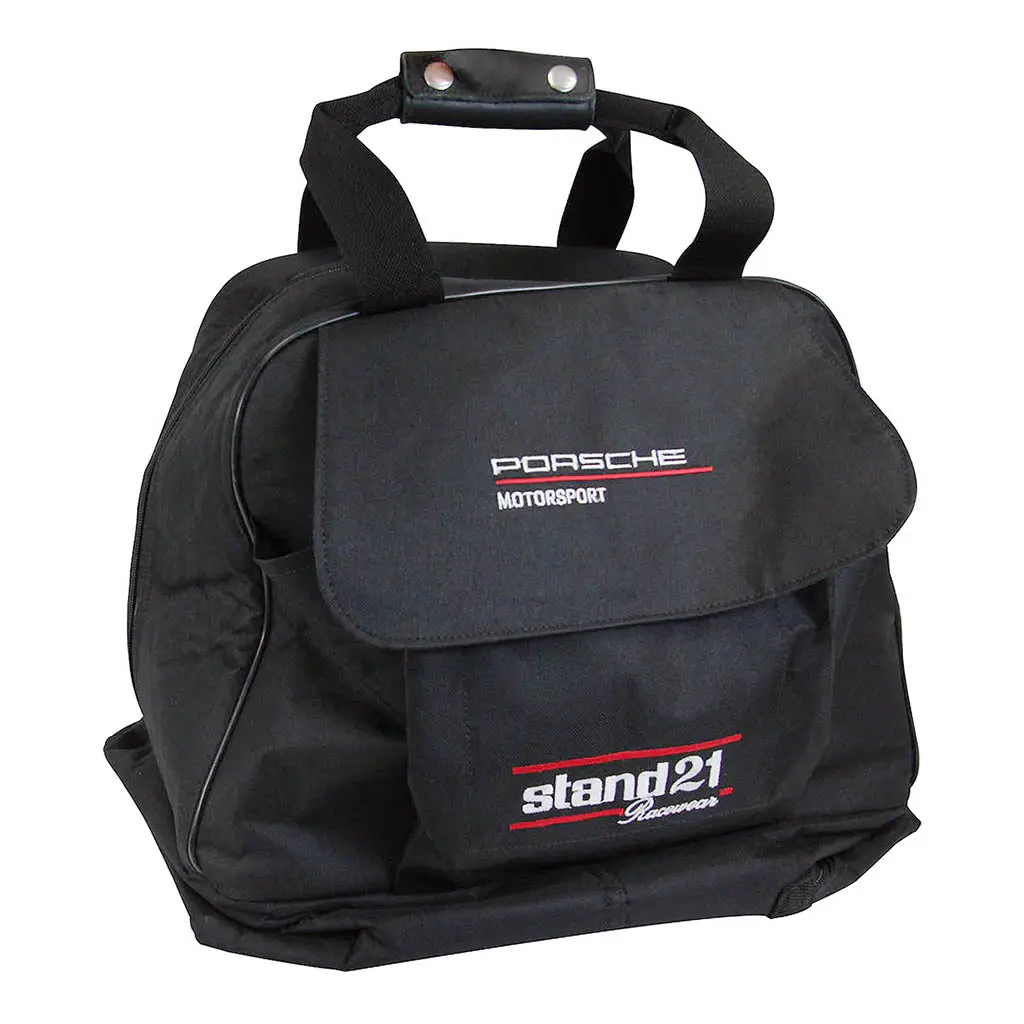 Stand 21 Porsche Motorsport Helmet & Hnr Bag 1