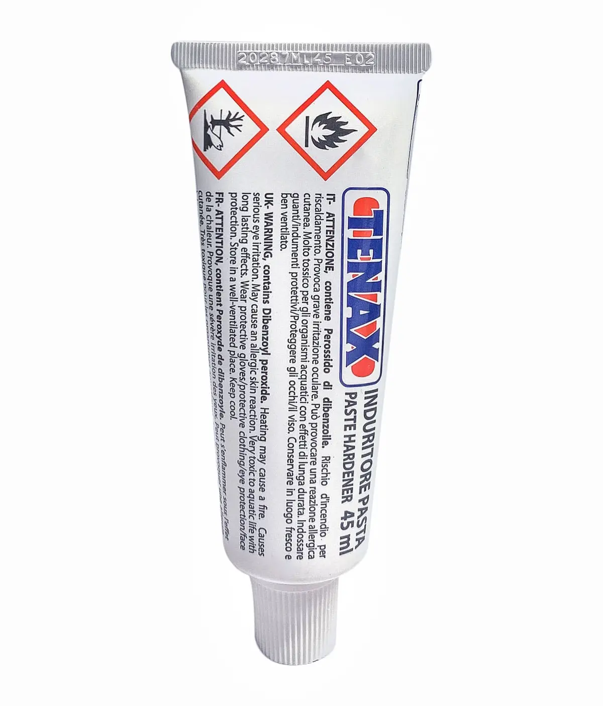 Tenax Standard Hardener 45Ml Tube Only 1