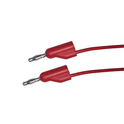 Stacking Banana Plug Patch Cord, 60", Red (Tle260r) 1