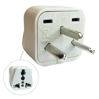 3 Conductor Plug - Israel, Travel Adapter (Wa-15) 1