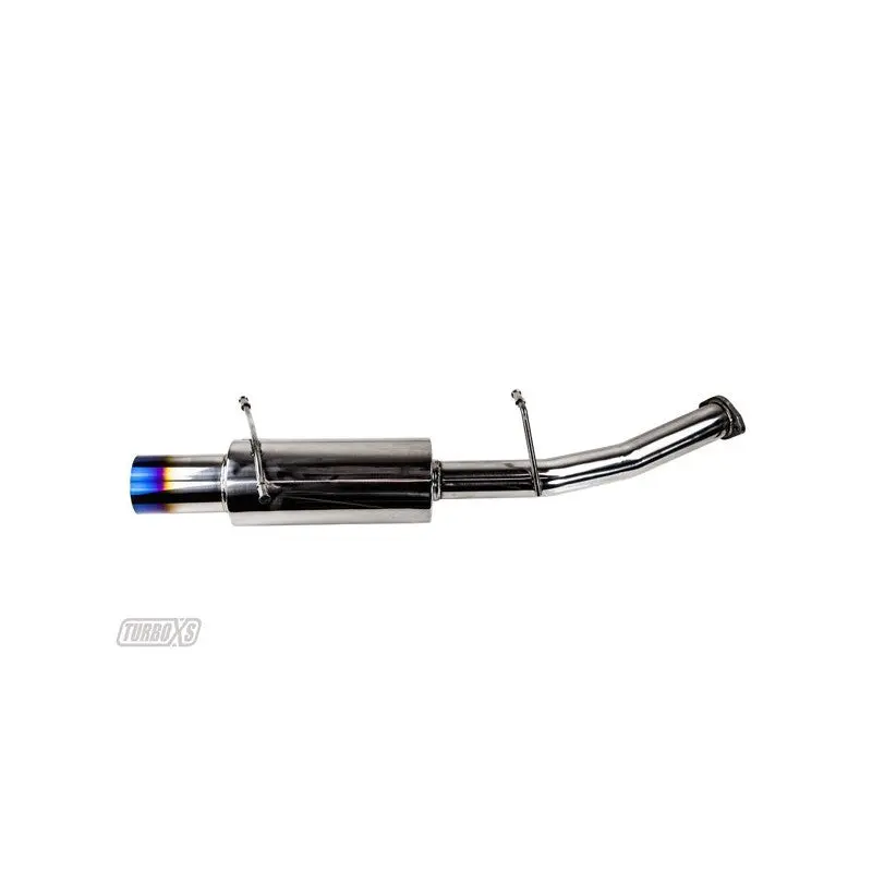 Turbo Xs Titanium Rear Muffler Assembly For 2002-2007 Wrx/Sti 1