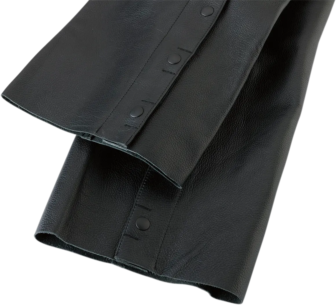 Z1R Sabot Chaps – Black Leather Riding Chaps, Small (Size 2812-0020) 1