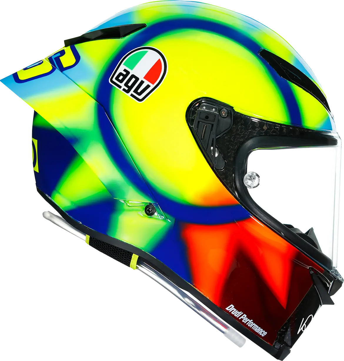 Agv Pista Gp Rr Carbon Fiber Motorcycle Helmet — Soleluna Design (2021 Model, Size Ms) 1