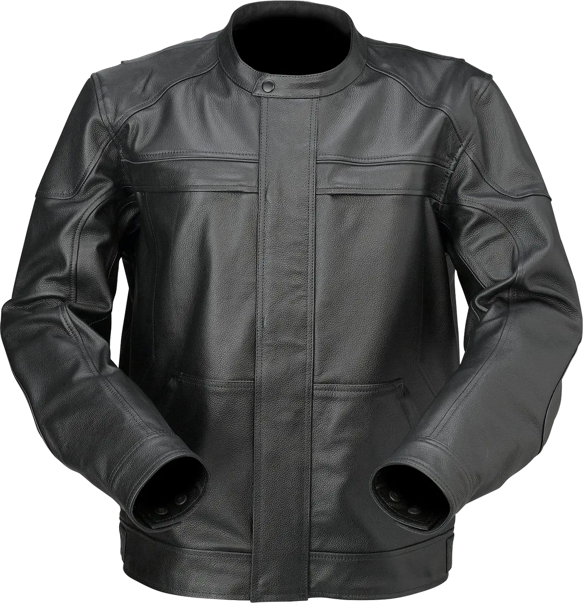 Z1R Justifier Leather Motorcycle Jacket – Black, Size 2Xl (Model 2810-3916) 1