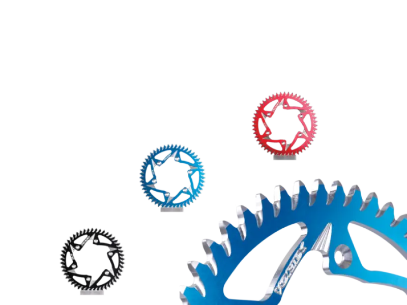 Vortex Racing 38-Tooth Black Steel Rear Sprocket — 520 Pitch 1