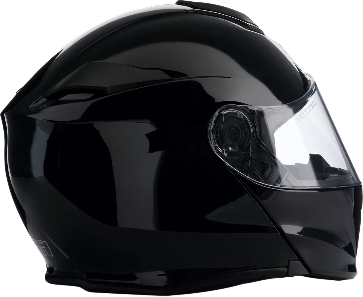 Z1R Solaris Modular Motorcycle Helmet – Black, Size Small (Model 0101-10025) 1